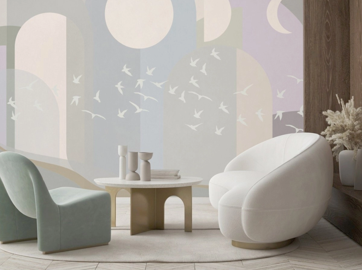 modern art deco wallpaper